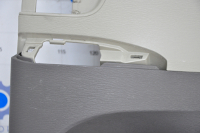 Door trim card rear right Toyota Sienna 11-14 beige with curtain, scratches