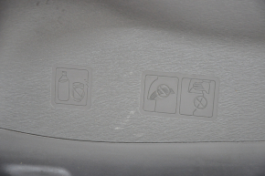 Door trim card rear right Toyota Sienna 11-14 beige with curtain, scratches