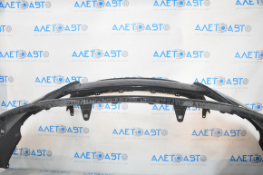 Bare front bumper Lexus ES300h ES350 13-15 pre-rest, for parking sensors, black, scratches, pressed