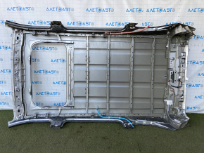 Metal roof Toyota Highlander 20 - under the hatch, sawed off, butts