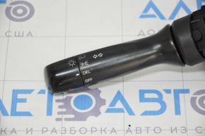 Left steering column switch Toyota Sienna 11-14 under DRL, scratches, worn pictograms