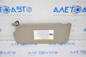 Right visor Toyota Sienna 11-14 beige, without hook