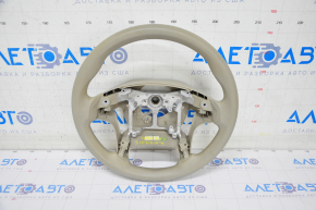 Naked steering wheel Toyota Sienna 11-16 beige rubber, scratch