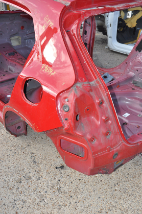 Quarter wing rear left Mercedes GLA 15-20 red, on the body, bumps