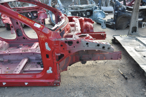 Front right quarter Mercedes GLA 15-20 red, on the body