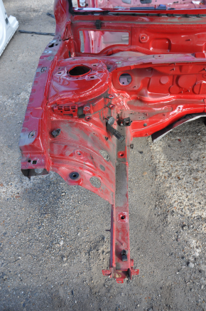 Front right quarter Mercedes GLA 15-20 red, on the body