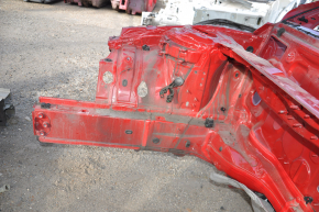 Front right quarter Mercedes GLA 15-20 red, on the body