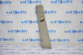 Center pillar trim upper belt left Toyota Sienna 11-20 beige under button, scratches