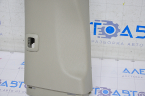 Center pillar trim upper belt left Toyota Sienna 11-20 beige under button, scratches