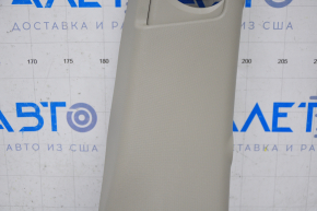 Center pillar trim upper belt right Toyota Sienna 11-20 beige under button, scratches