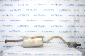 Muffler rear part with barrel Toyota Highlander 14-16 3.5 dented