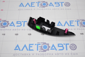 Rear left window lifter control trim Toyota Sienna 11-20 graphite, scratches