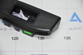Rear left window lifter control trim Toyota Sienna 11-20 graphite, scratches