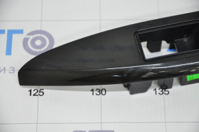 Rear left window lifter control trim Toyota Sienna 11-20 graphite, scratches