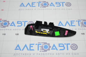 Rear right window lifter control trim Toyota Sienna 11-20 graphite, scratches