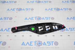 Front left window lift control trim Toyota Sienna 11-20 graphite, scratches, worn inscriptions