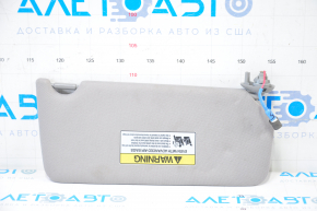 Left sun visor for Honda Accord 13-17, gray, without hook