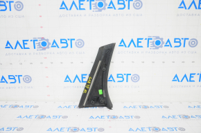 Side left trunk door trim Mercedes GLA 15-20 black gloss