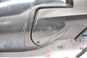 Side mirror right complete Nissan Rogue 14-16 5 pins, turn signal, black, worn
