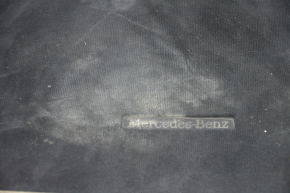 Set of floor mats for Mercedes GLA 14-17, black cloth, beige frame, dry-cleanable