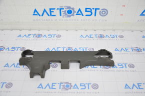 Seat runner trim 2nd row left inner Toyota Sienna 11-20 brown, scratches, plastic turned white
