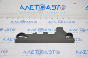 Seat runner trim 2nd row left inner Toyota Sienna 11-20 brown, scratches, plastic turned white