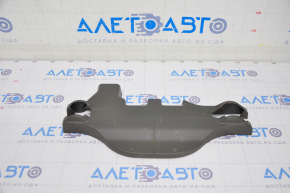 Seat runner trim 2nd row left outer Toyota Sienna 11-20 brown, scratches, plastic turned white