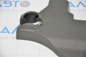 Seat runner trim 2nd row left outer Toyota Sienna 11-20 brown, scratches, plastic turned white