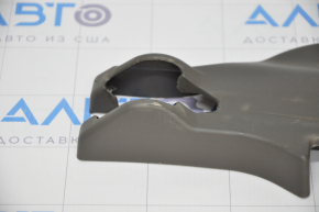 Seat runner trim 2nd row left outer Toyota Sienna 11-20 brown, scratches, plastic turned white