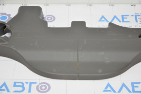 Seat runner trim 2nd row left outer Toyota Sienna 11-20 brown, scratches, plastic turned white