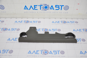 Seat runner trim 2nd row right inner Toyota Sienna 11-20 brown, scratches, plastic turned white