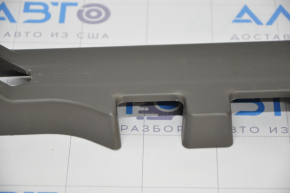 Seat runner trim 2nd row right inner Toyota Sienna 11-20 brown, scratches, plastic turned white