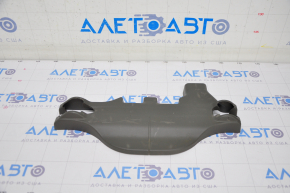 Seat runner trim 2nd row right outer Toyota Sienna 11-20 brown, scratches, plastic turned white