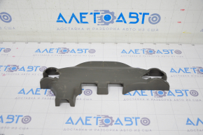 Seat runner trim 2nd row right outer Toyota Sienna 11-20 brown, scratches, plastic turned white