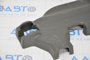 Seat runner trim 2nd row right outer Toyota Sienna 11-20 brown, scratches, plastic turned white