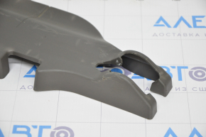Seat runner trim 2nd row right outer Toyota Sienna 11-20 brown, scratches, plastic turned white