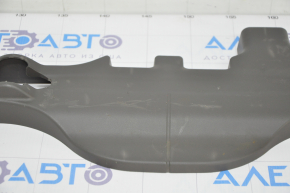 Seat runner trim 2nd row right outer Toyota Sienna 11-20 brown, scratches, plastic turned white