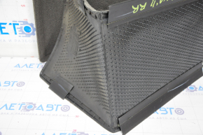 Carpet interior 8 seats rear right Toyota Sienna 11-20 brown, cloth, cracks