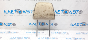 Front left headrest VW Passat b8 16-19 USA beige leather, brown edging, dry-cleanable