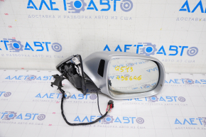 Side mirror right Audi Q5 8R 09-17 silver LZ7G, 15 + 2 pins, BSM, auto-dimming, auto-folding, swivel, heated,