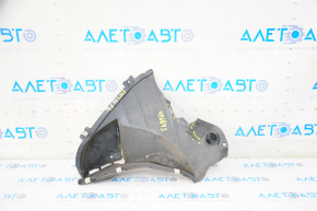 Front bumper protection left BMW 5 G30 17-23 tears, rubbed, crack, missing fragment