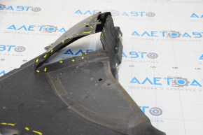 Front bumper protection left BMW 5 G30 17-23 tears, rubbed, crack, missing fragment
