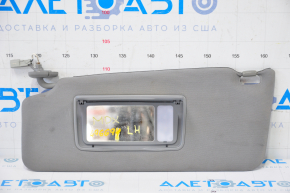 Left visor Acura MDX 07-13 gray, without hook, for dry cleaning, coating peeled off
