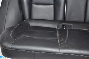 Rear row of seats 2nd row Tesla Model 3 18 - black leather, heated, dented, broken side panel fastening