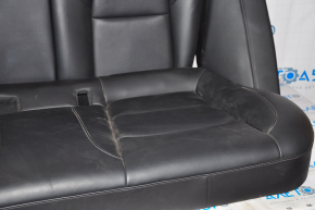 Rear row of seats 2nd row Tesla Model 3 18 - black leather, heated, dented, broken side panel fastening