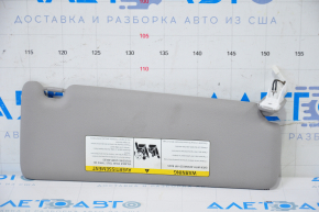 Left visor BMW 3 F30 4d 12-14 gray, without hook