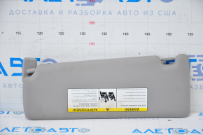 Right visor BMW 3 F30 4d 12-14 gray, without hook