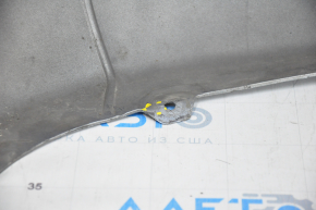 Bare rear bumper BMW 3 F30 12-15 for parking sensors, blue, pressed, scratches, broken mount
