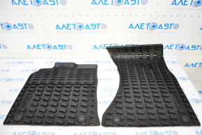 Set of floor mats for Audi Q5 8R 09-17 rubber black