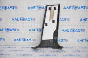 Center pillar trim lower left Audi Q5 8R 09-17 dark gray, scratches